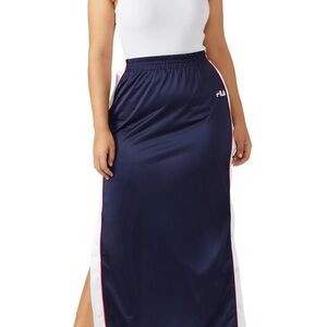 FILA Navy Breakaway Maxi Skirt